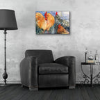 Three Crowns by Annelein Beukenkamp - 24x16 acrylic wall art in a room