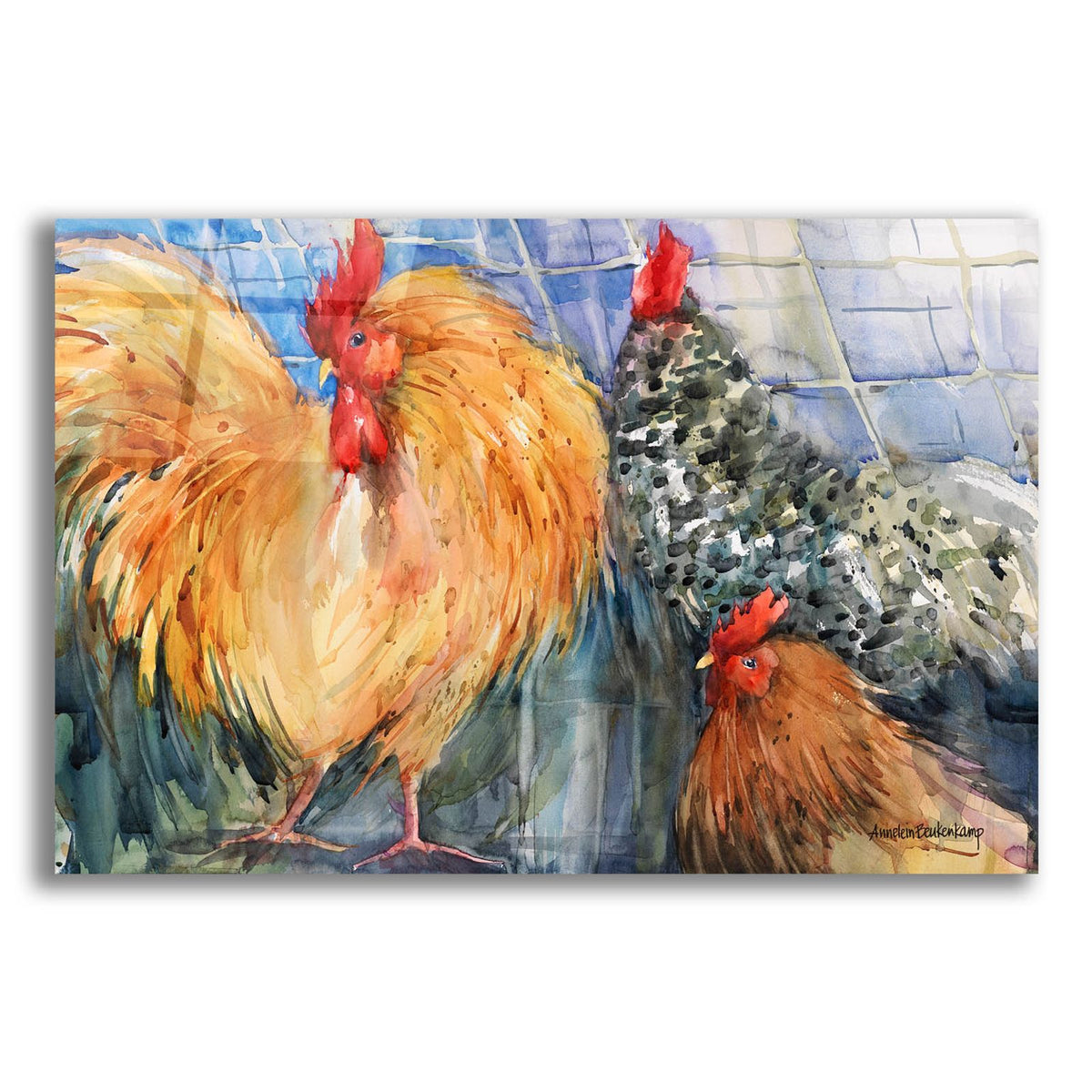 Three Crowns by Annelein Beukenkamp acrylic glass wall art