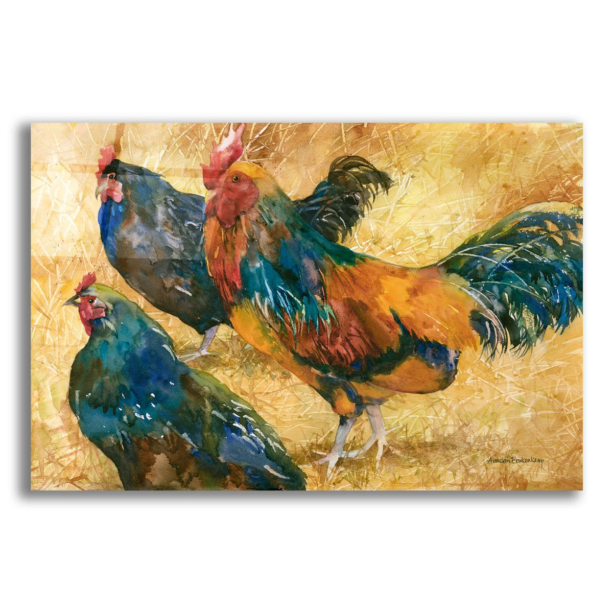 Threes A Crowd by Annelein Beukenkamp acrylic glass wall art