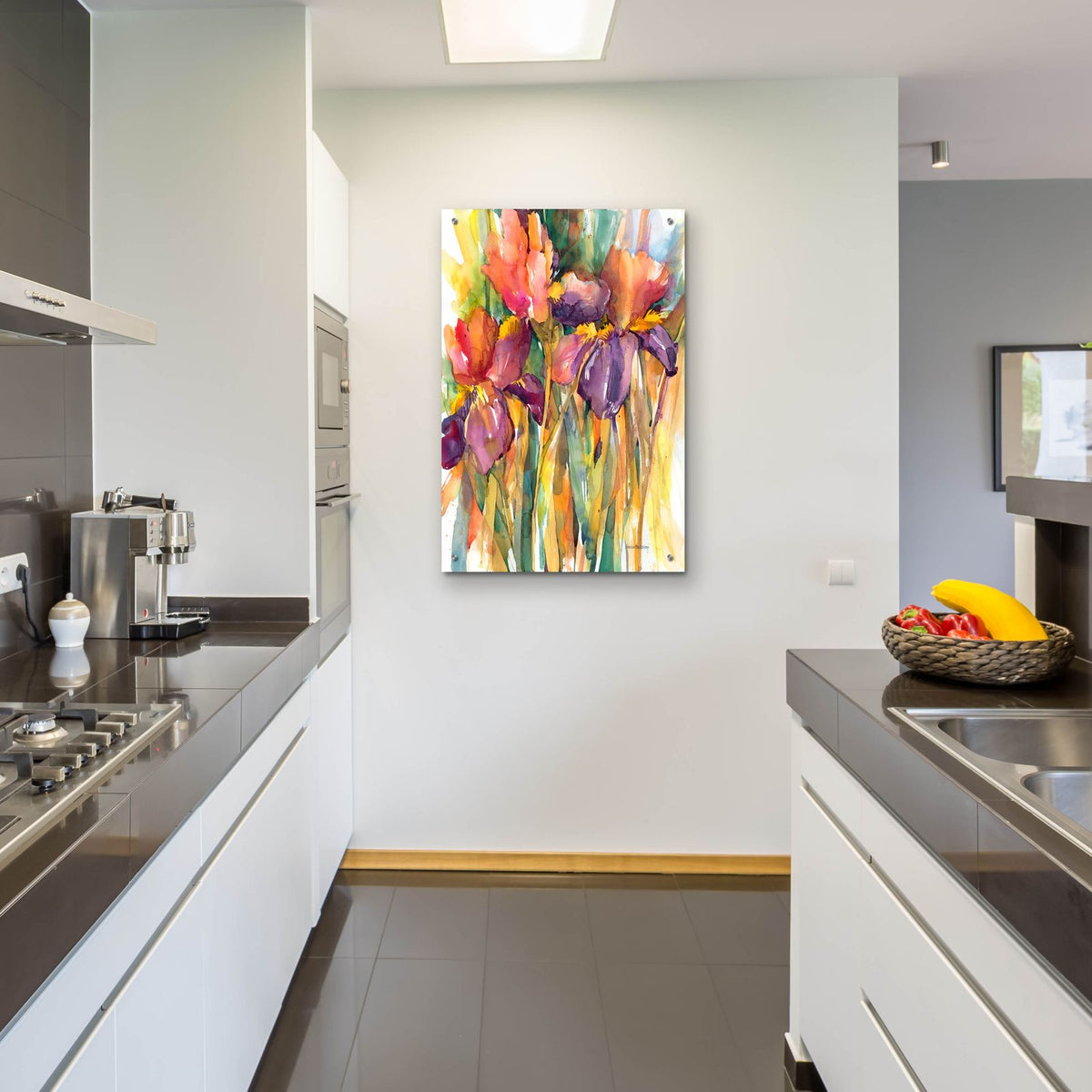 Together 1 by Annelein Beukenkamp - 24x36 acrylic wall art in a room