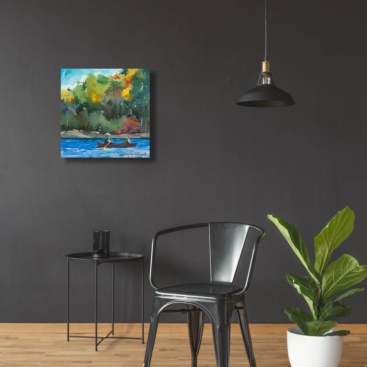 Tranquility by Annelein Beukenkamp - 24x24 acrylic wall art in a room