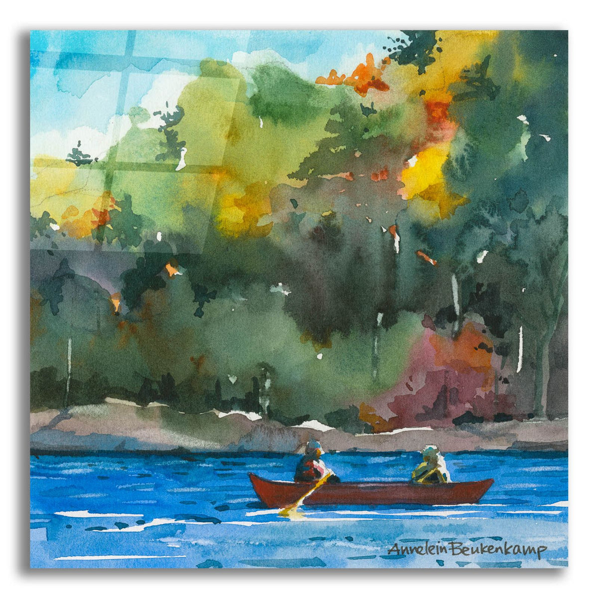 Tranquility by Annelein Beukenkamp acrylic glass wall art