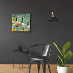 Trio by Annelein Beukenkamp - 24x24 acrylic wall art in a room