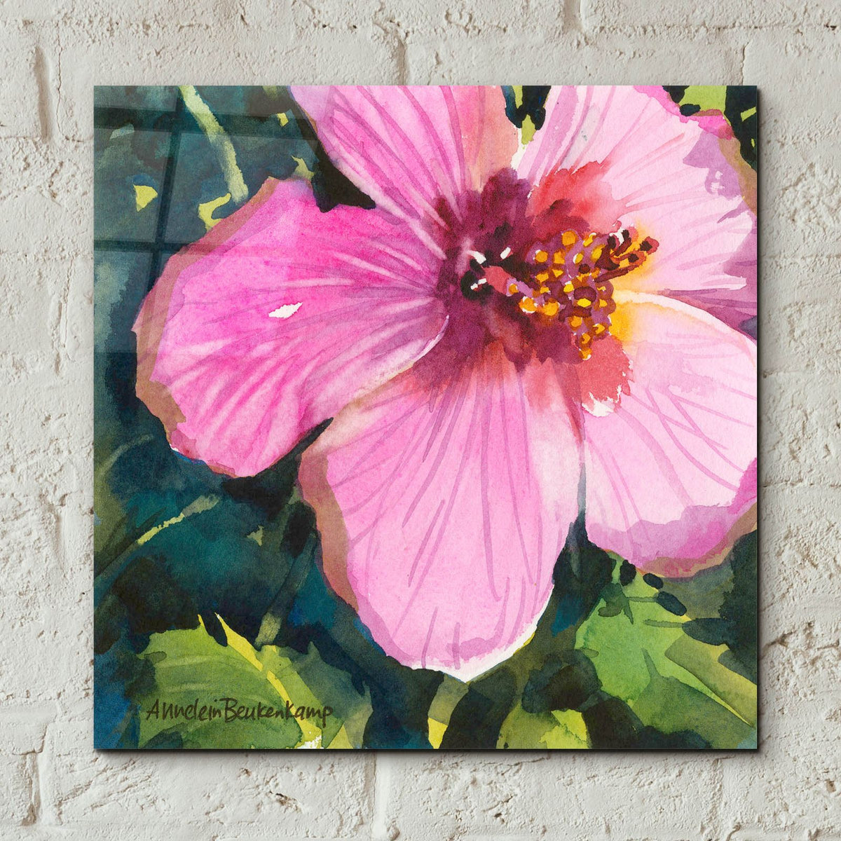 Tropical by Annelein Beukenkamp - 12x12 acrylic wall art in a room