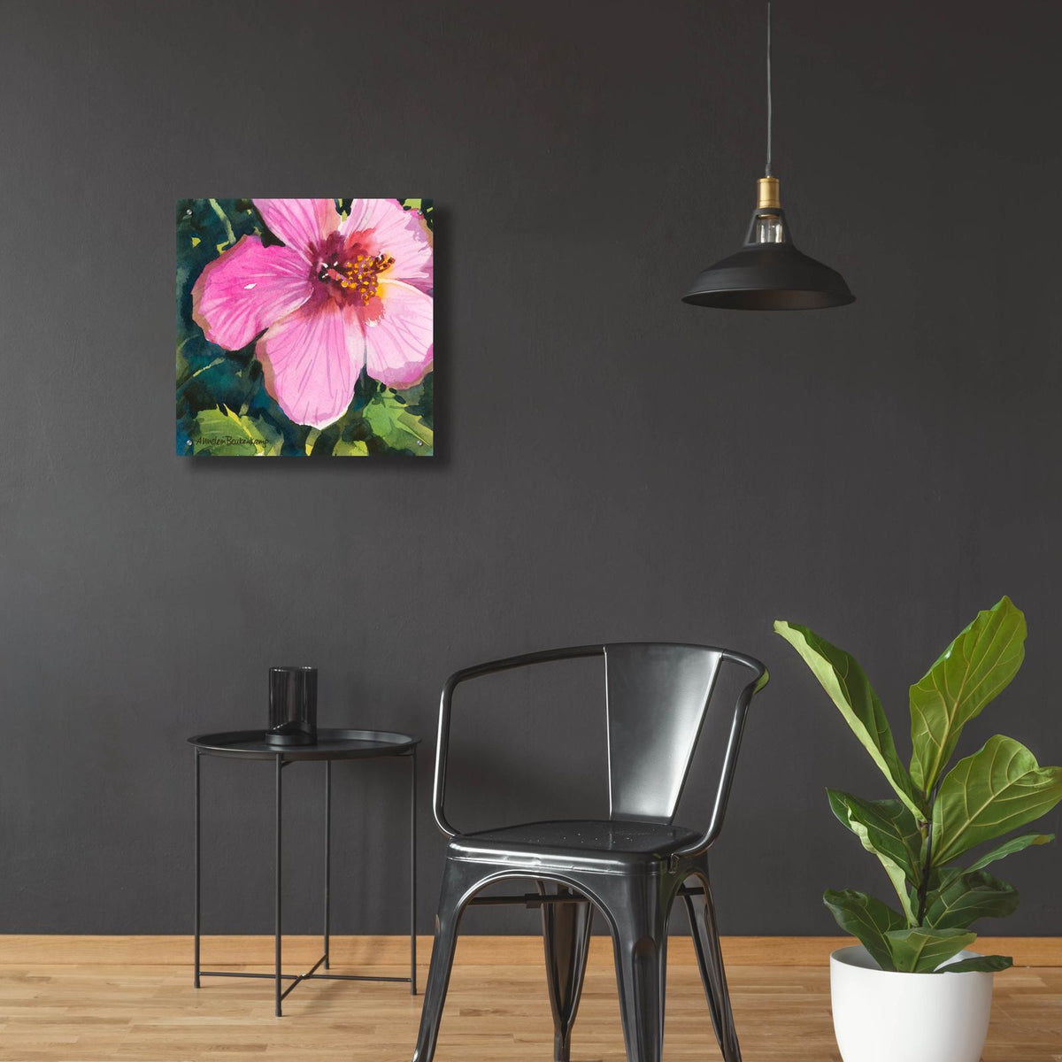 Tropical by Annelein Beukenkamp - 24x24 acrylic wall art in a room