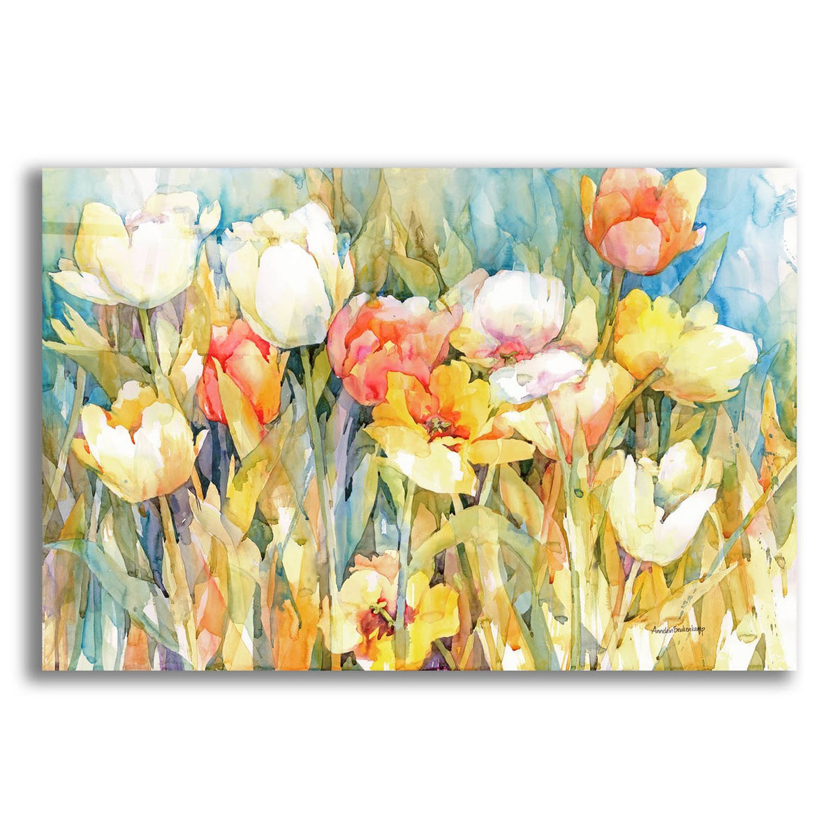 Tulip Team by Annelein Beukenkamp acrylic glass wall art
