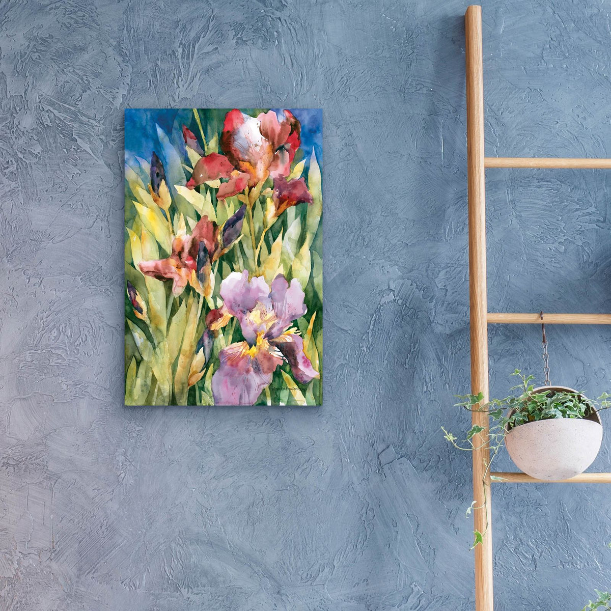 Unfurling by Annelein Beukenkamp - 16x24 acrylic wall art in a room