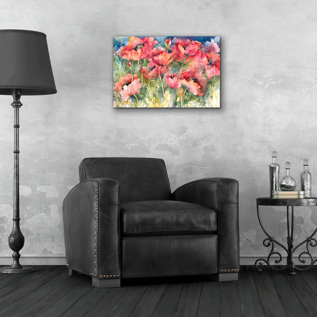Vermillion Vision by Annelein Beukenkamp - 24x16 acrylic wall art in a room