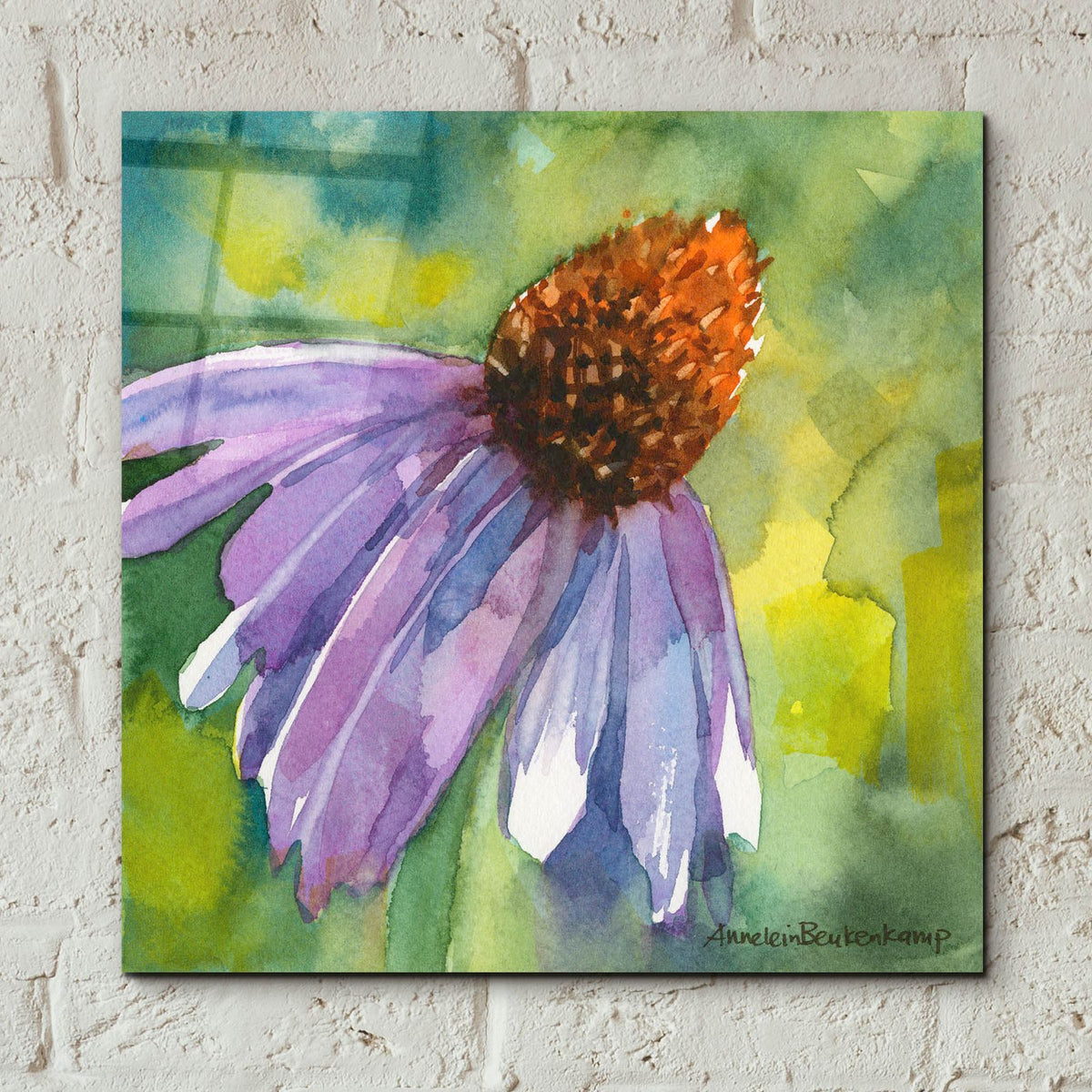 Vibrance by Annelein Beukenkamp - 12x12 acrylic wall art in a room