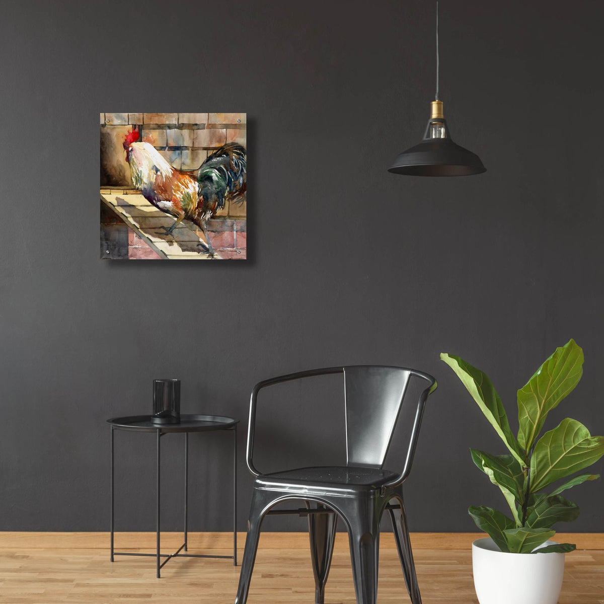 Walking The Plank by Annelein Beukenkamp - 24x24 acrylic wall art in a room