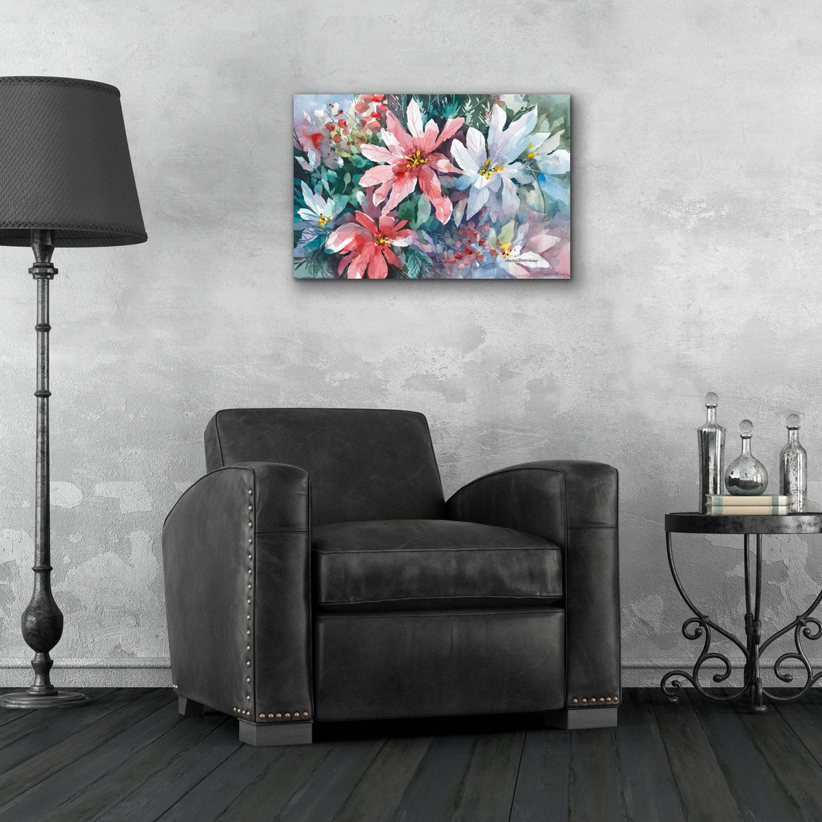 Warm Up Winter by Annelein Beukenkamp - 24x16 acrylic wall art in a room