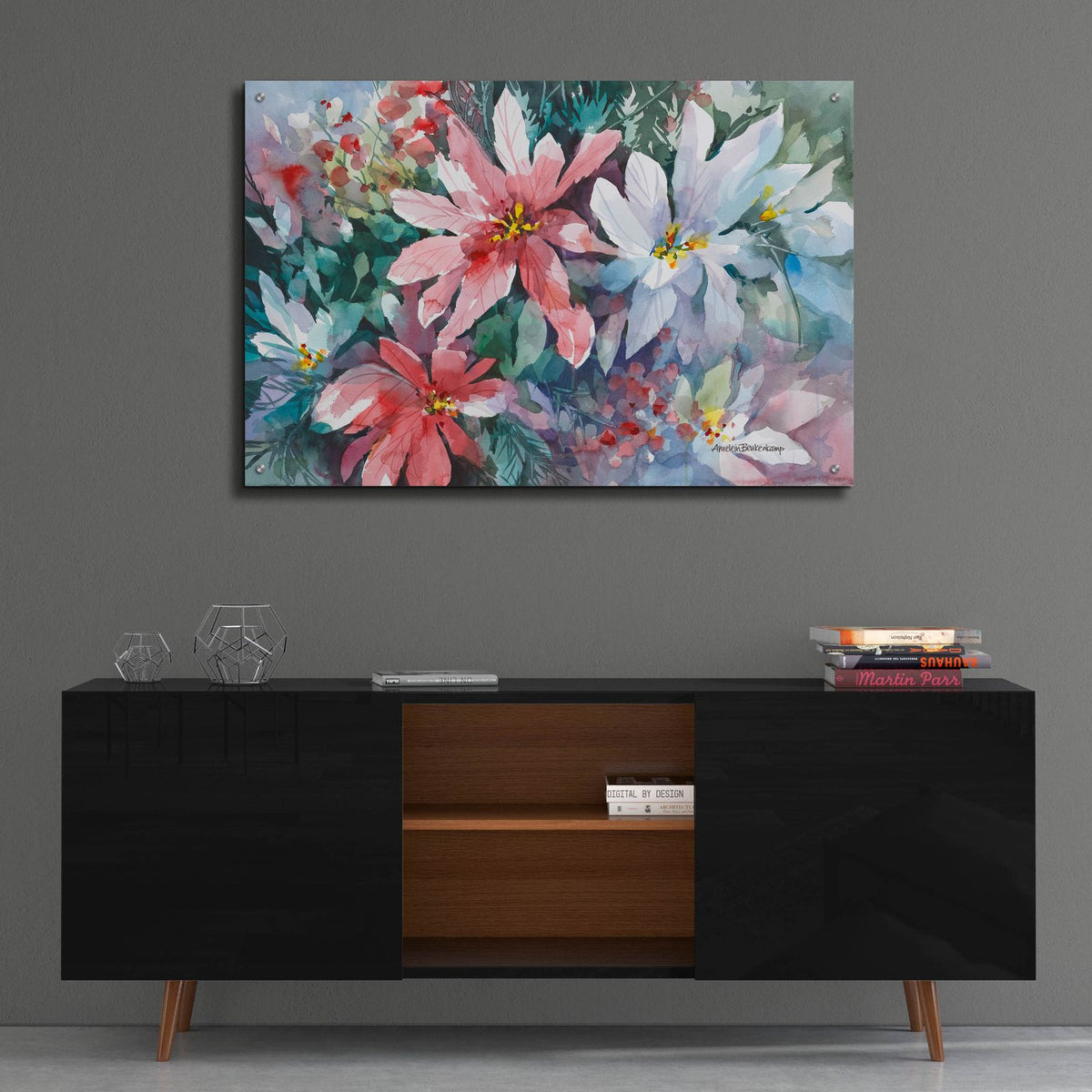 Warm Up Winter by Annelein Beukenkamp - 36x24 acrylic wall art in a room