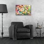 Waves Of Color by Annelein Beukenkamp - 24x16 acrylic wall art in a room