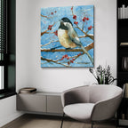 Winter Acrobat by Annelein Beukenkamp - 36x36 acrylic wall art in a room