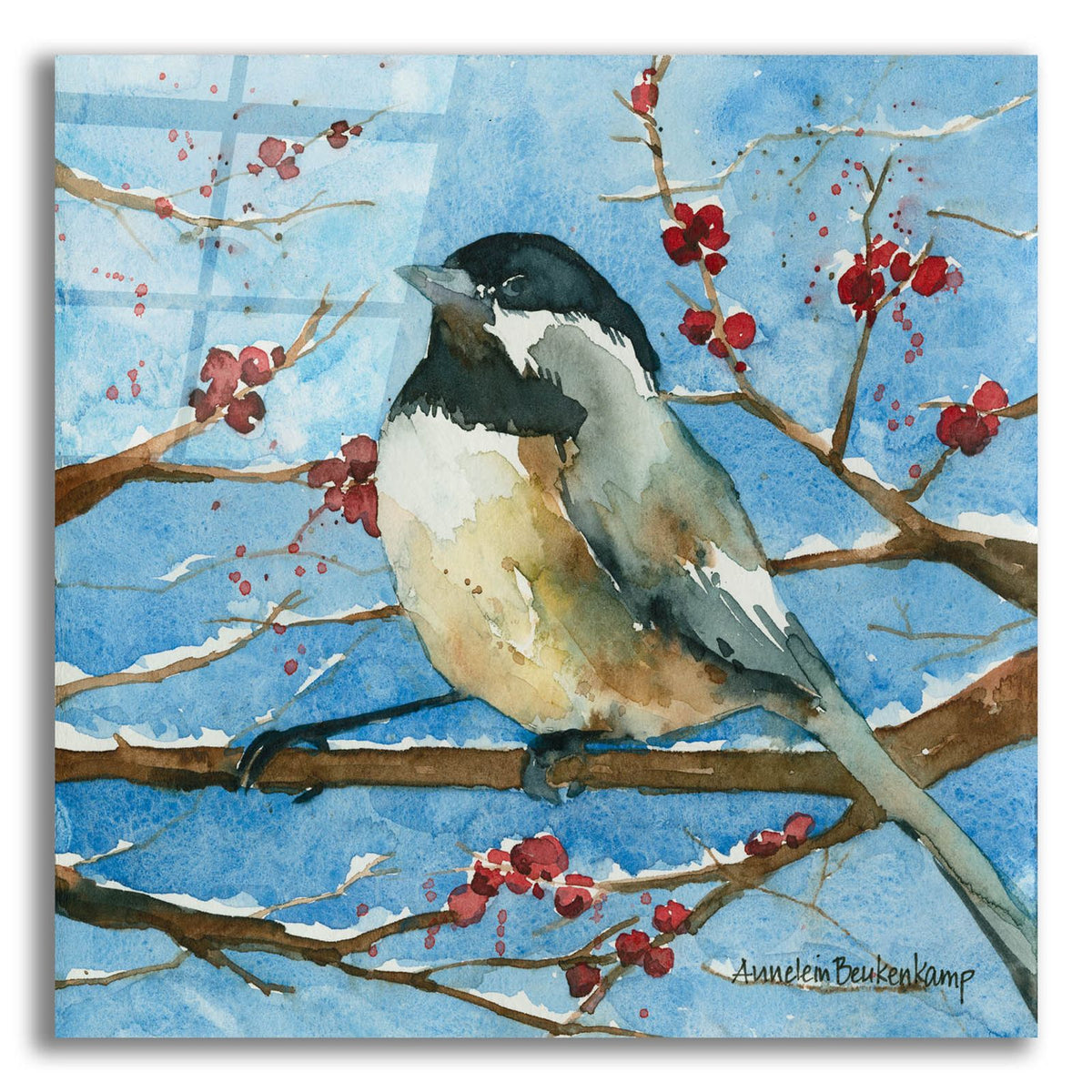 Winter Acrobat by Annelein Beukenkamp acrylic glass wall art