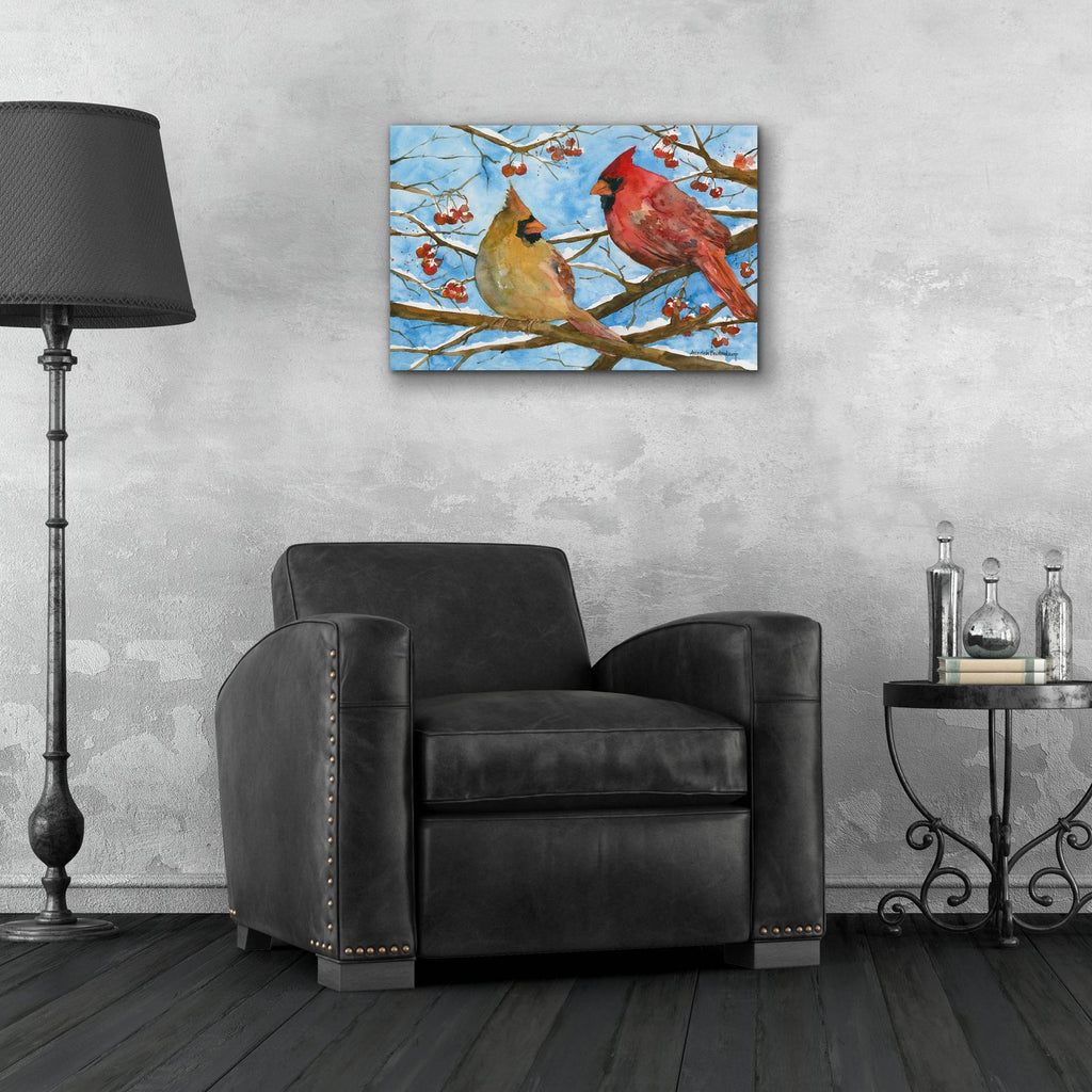 Winter Warmth by Annelein Beukenkamp - 24x16 acrylic wall art in a room