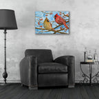 Winter Warmth by Annelein Beukenkamp - 24x16 acrylic wall art in a room
