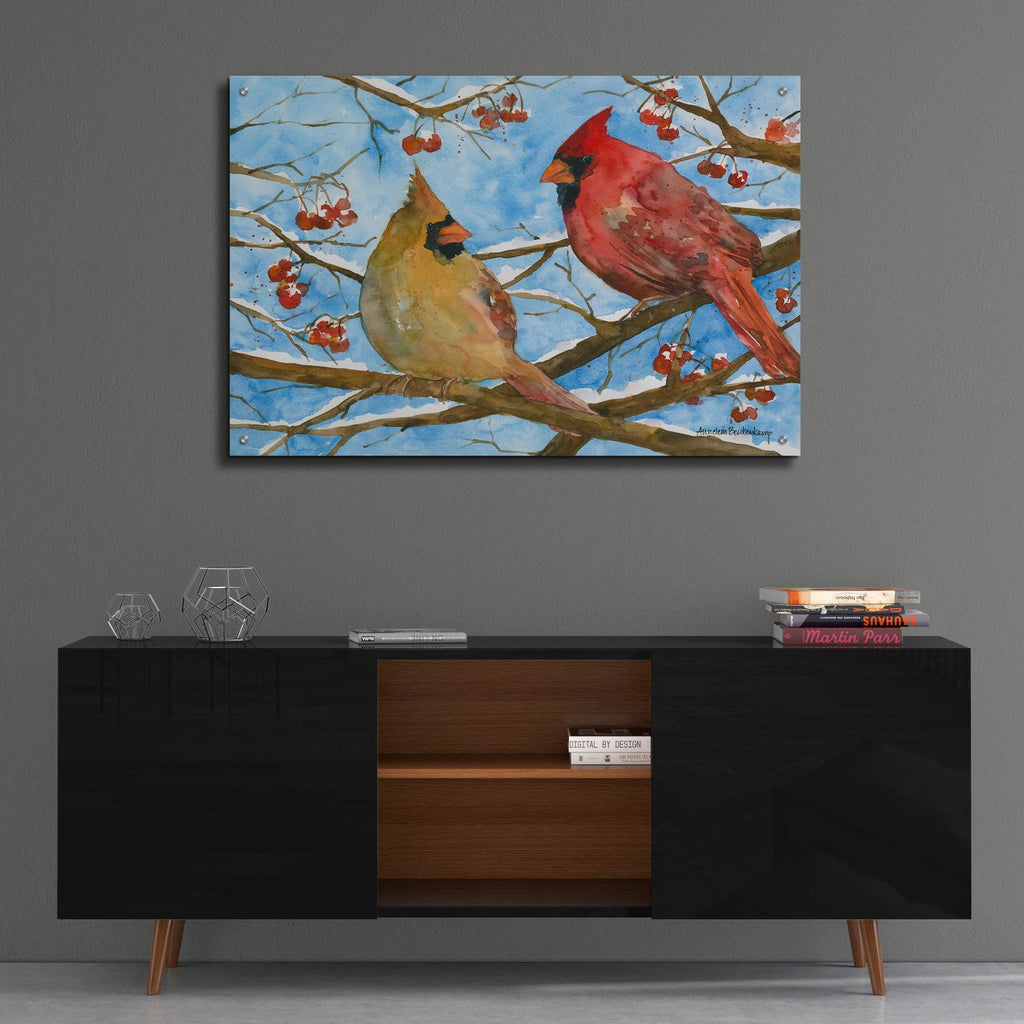Winter Warmth by Annelein Beukenkamp - 36x24 acrylic wall art in a room