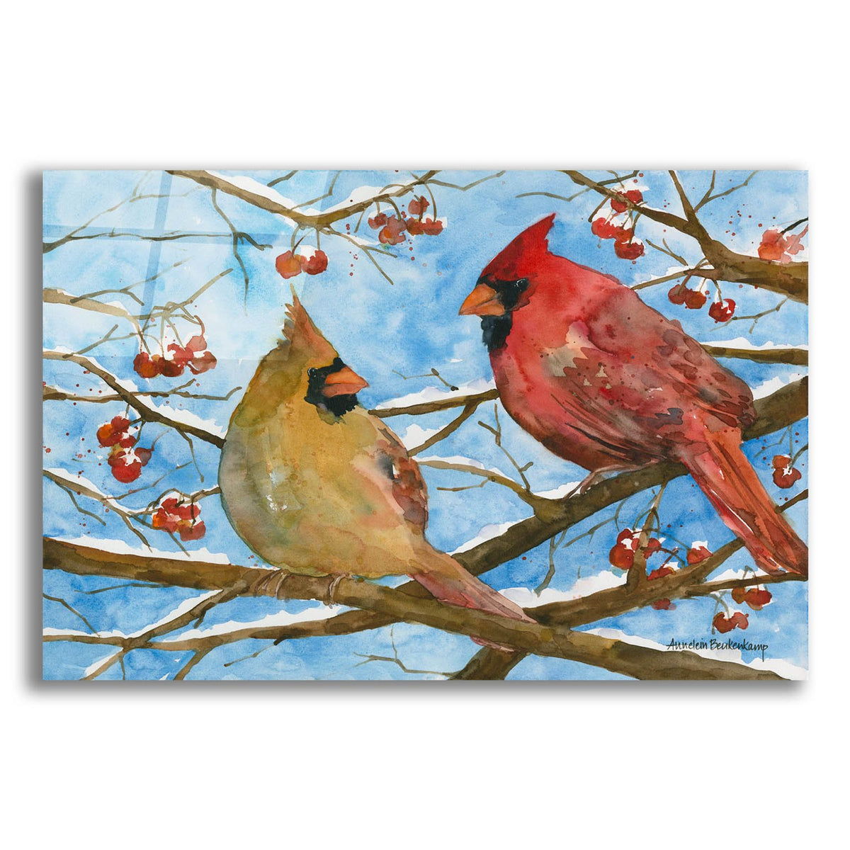 Winter Warmth by Annelein Beukenkamp acrylic glass wall art