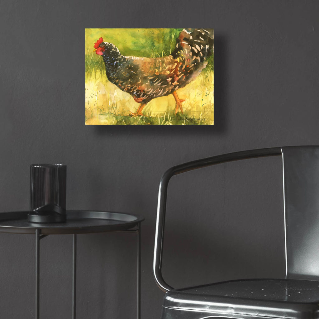 Epic Art 'Wyandotte Hen'  by Annelein Beukenkamp Acrylic Glass Wall Art,16x12