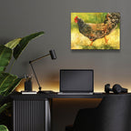 Epic Art 'Wyandotte Hen'  by Annelein Beukenkamp Acrylic Glass Wall Art,16x12