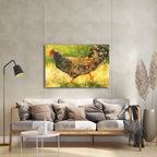 Epic Art 'Wyandotte Hen'  by Annelein Beukenkamp Acrylic Glass Wall Art,36x24