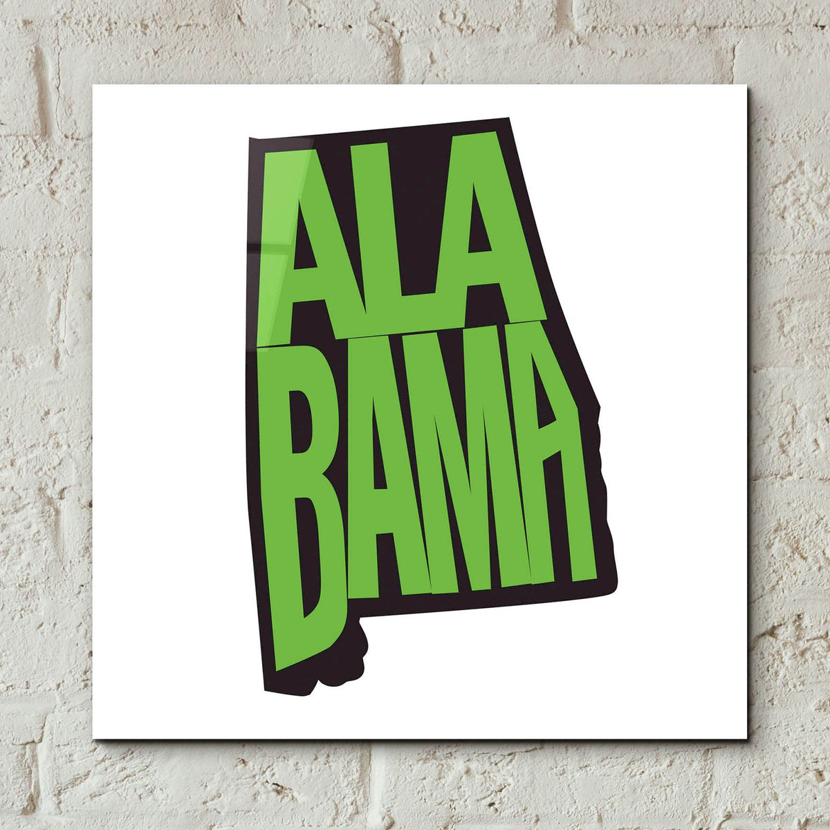 Alabama 2 by Art Licensing Studio - 12x12 acrylic wall art in a room