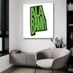 Alabama 2 by Art Licensing Studio - 36x36 acrylic wall art in a room