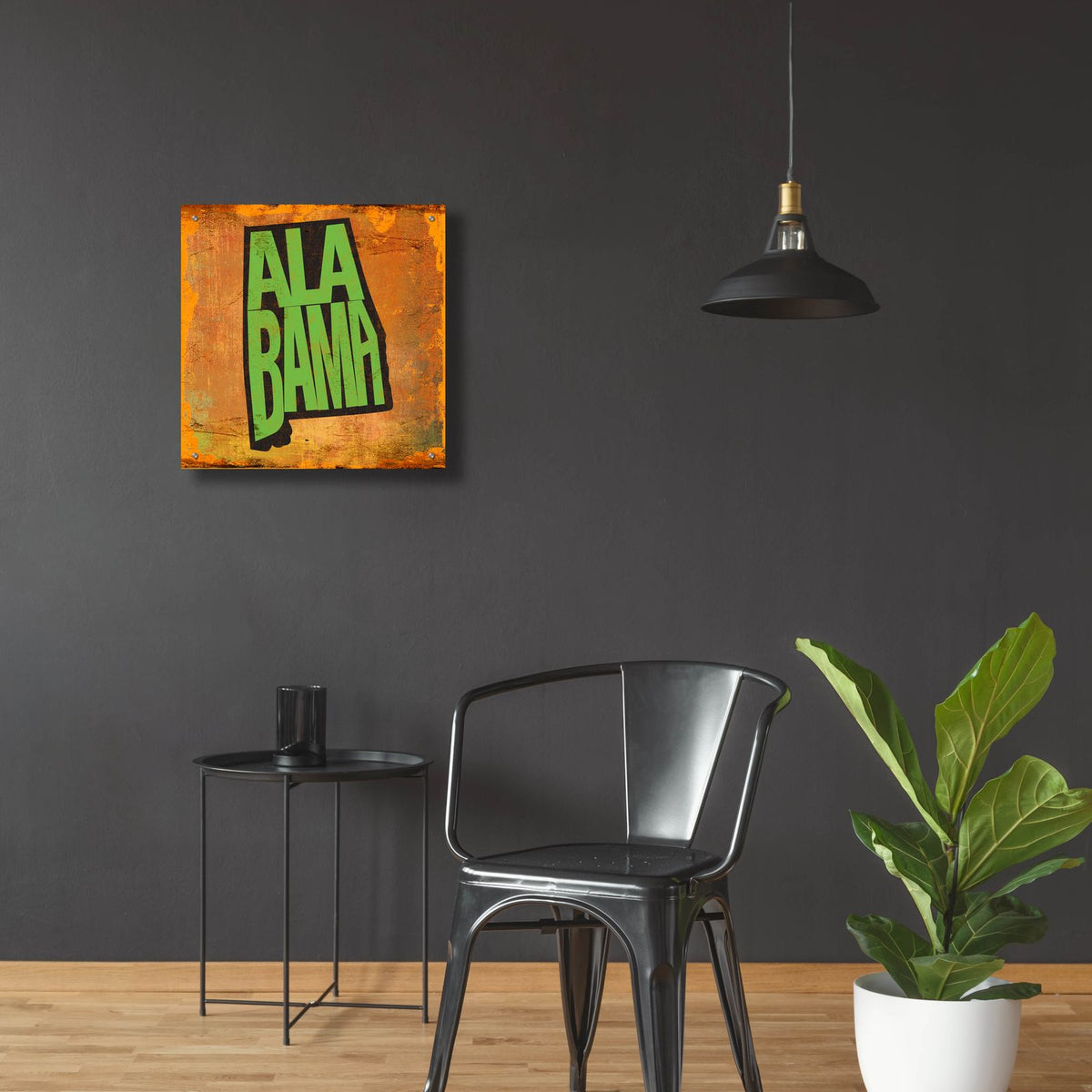 Alabama by Art Licensing Studio - 24x24 acrylic wall art in a room