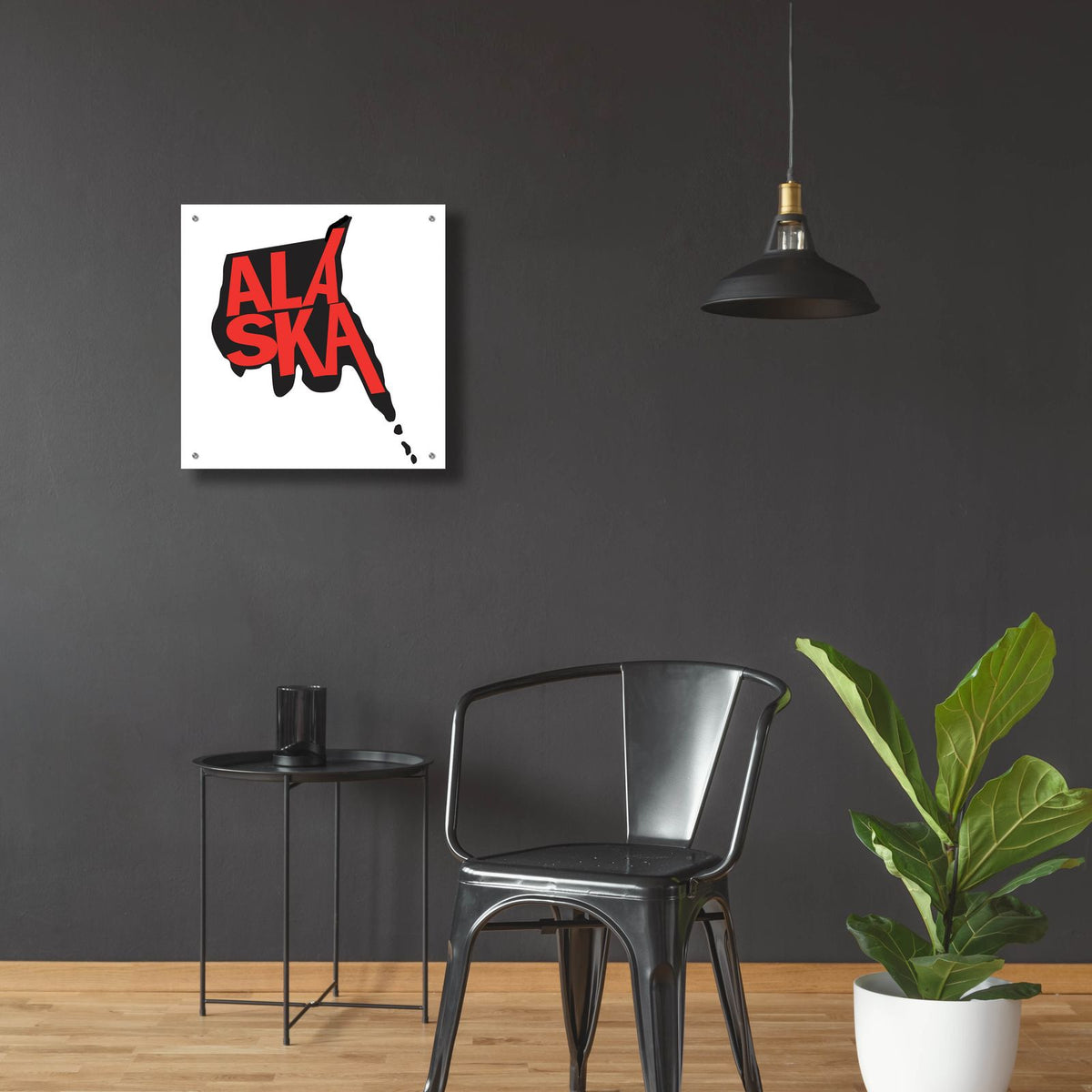 Alaska 2 by Art Licensing Studio - 24x24 acrylic wall art in a room