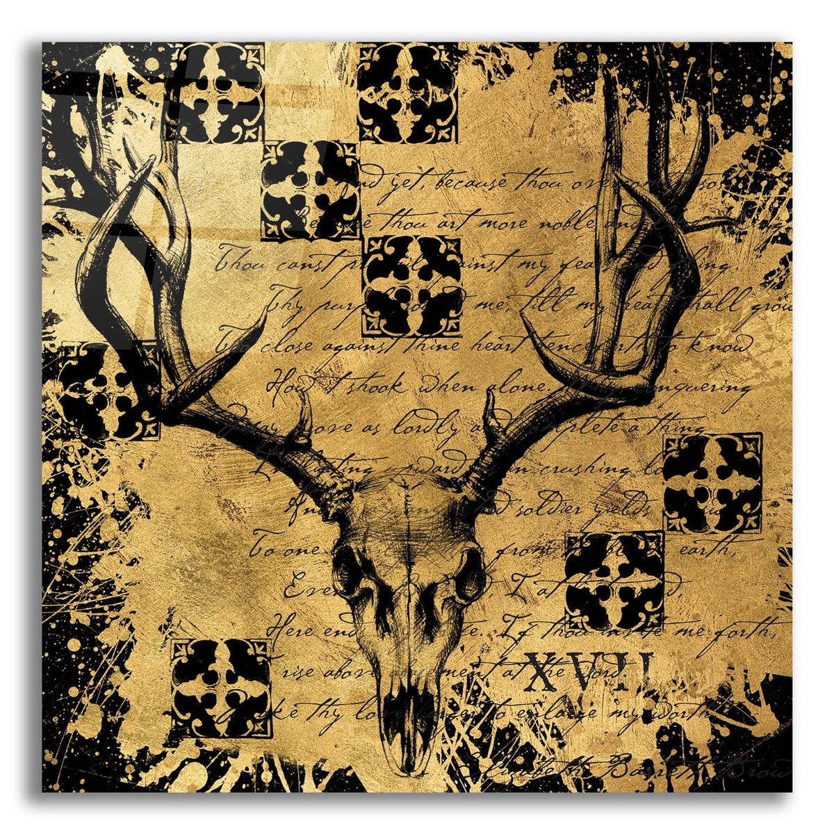 B&g Deer Skull by Art Licensing Studio acrylic glass wall art