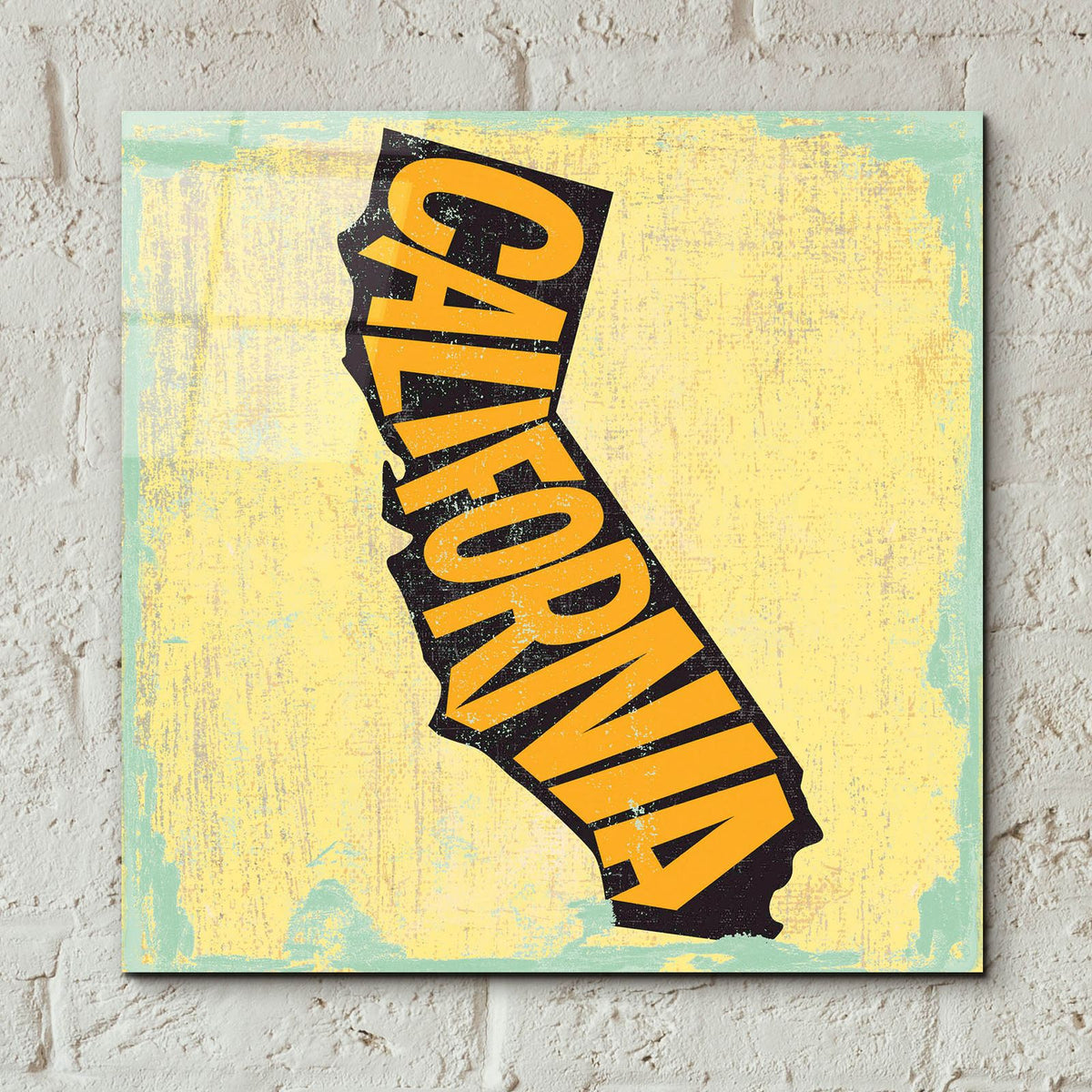 California by Art Licensing Studio - 12x12 acrylic wall art in a room