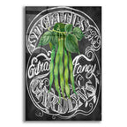 Chalkboard Green Beans by Art Licensing Studio acrylic glass wall art