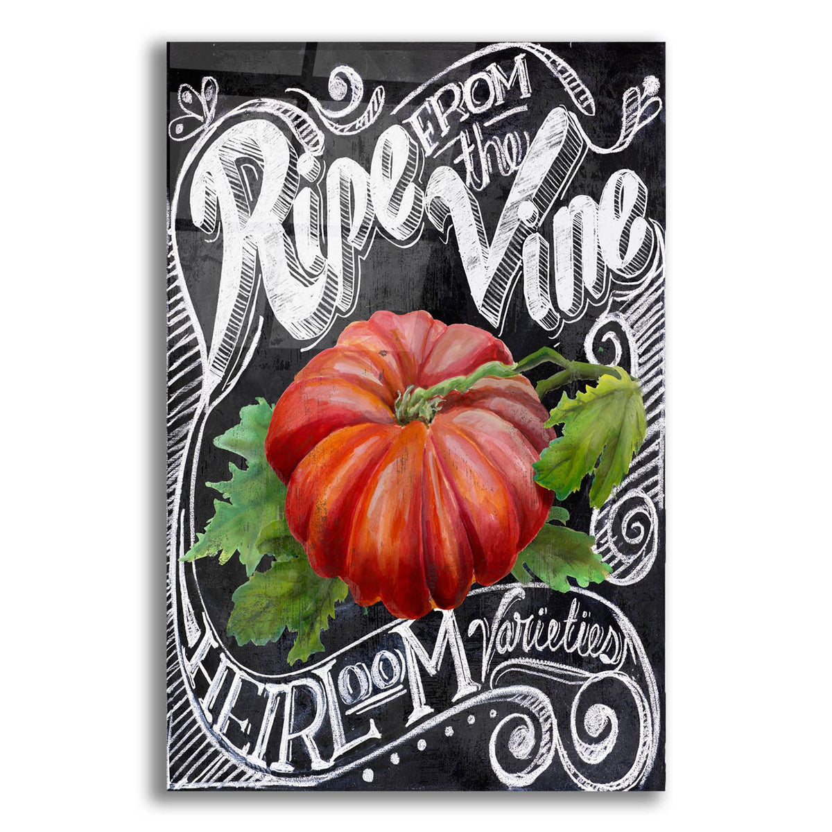 Chalkboard Tomato by Art Licensing Studio acrylic glass wall art