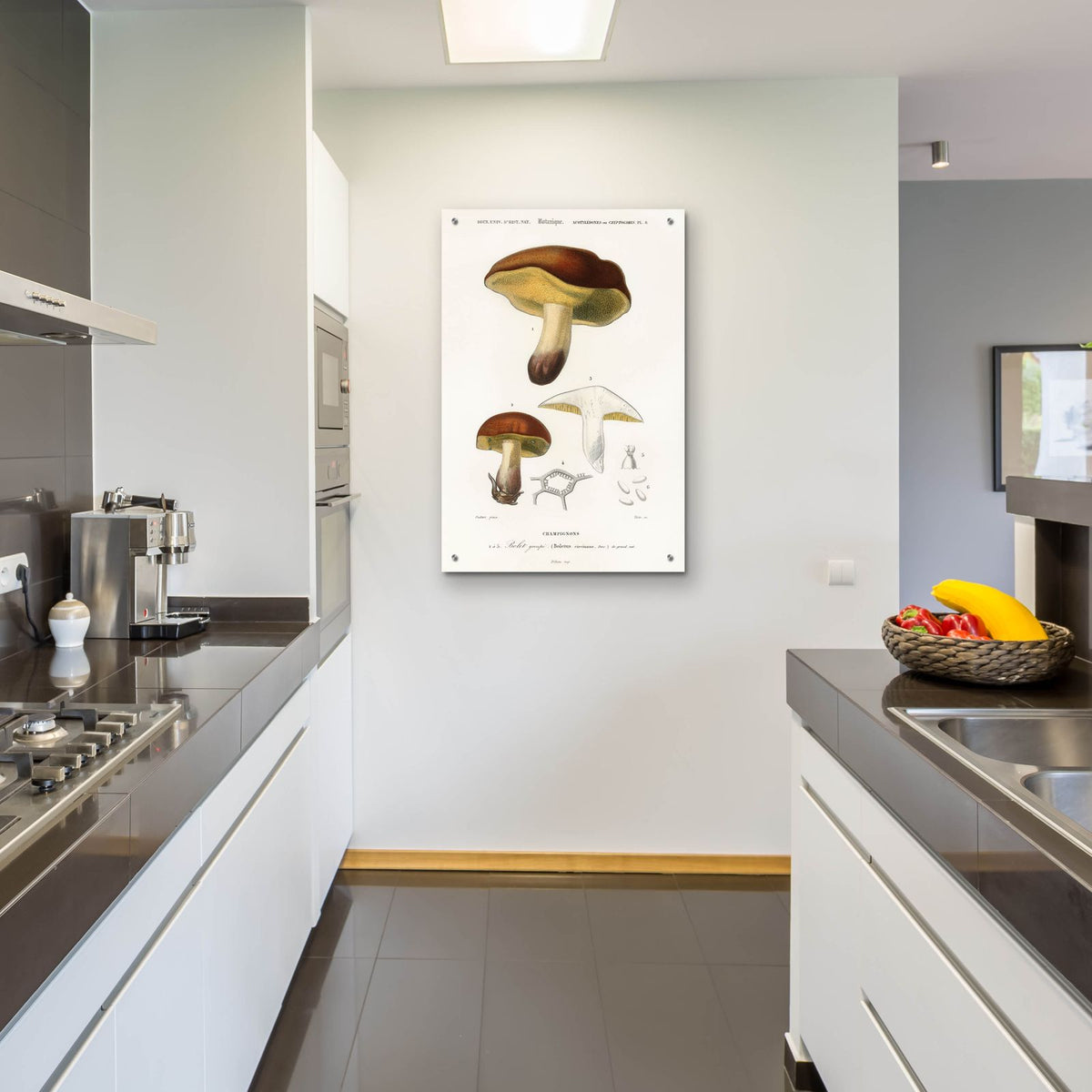 Champignons by Art Licensing Studio - 24x36 acrylic wall art in a room
