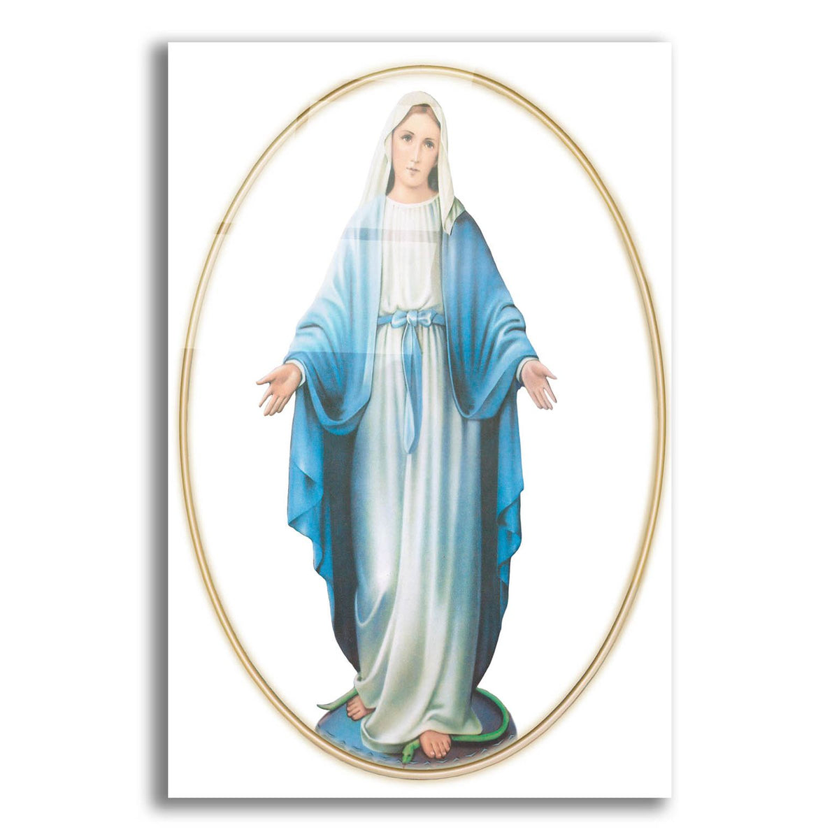 Circled Virgin Mary by Art Licensing Studio acrylic glass wall art