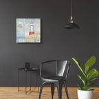 Coastal Beacon 2 by Art Licensing Studio - 24x24 acrylic wall art in a room