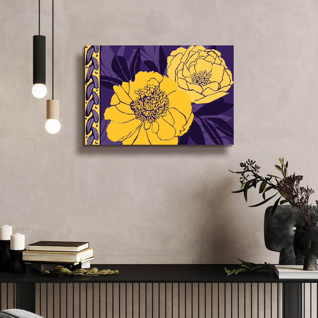 Color Bouquet 1 by Art Licensing Studio - 24x16 acrylic wall art in a room