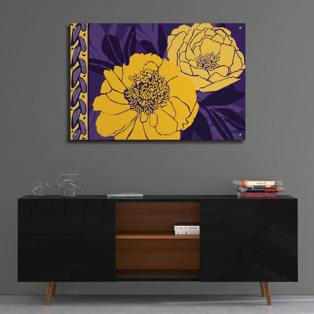 Color Bouquet 1 by Art Licensing Studio - 36x24 acrylic wall art in a room