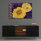 Color Bouquet 1 by Art Licensing Studio - 36x24 acrylic wall art in a room