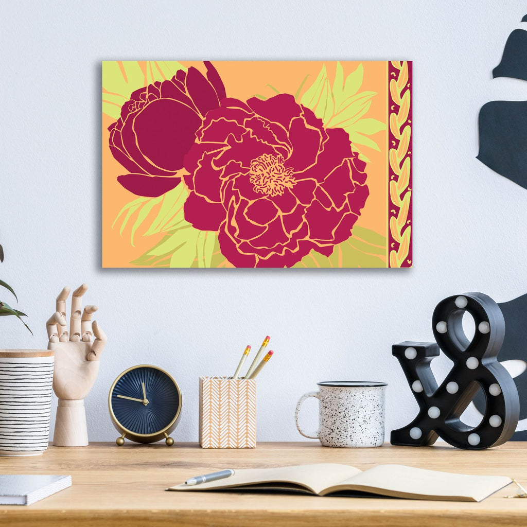Color Bouquet 3 by Art Licensing Studio - 16x12 acrylic wall art in a room