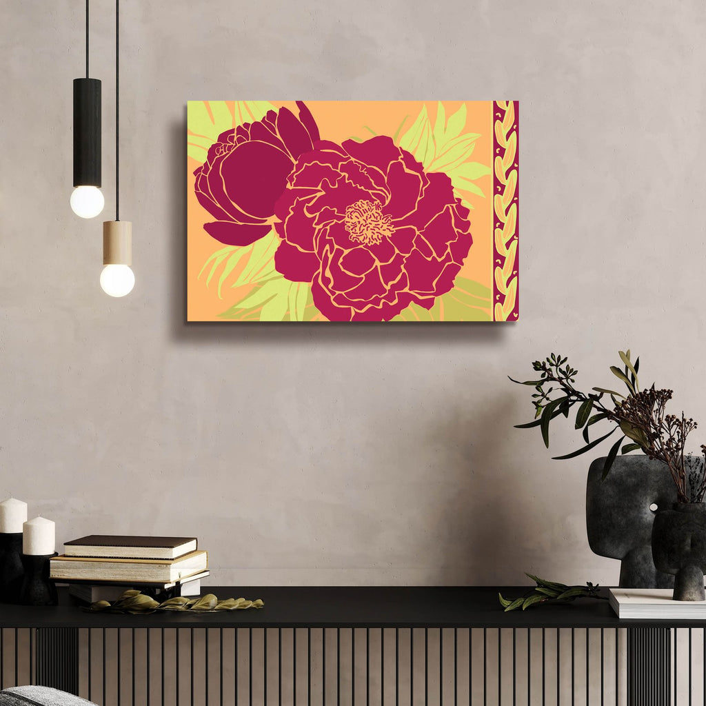 Color Bouquet 3 by Art Licensing Studio - 24x16 acrylic wall art in a room