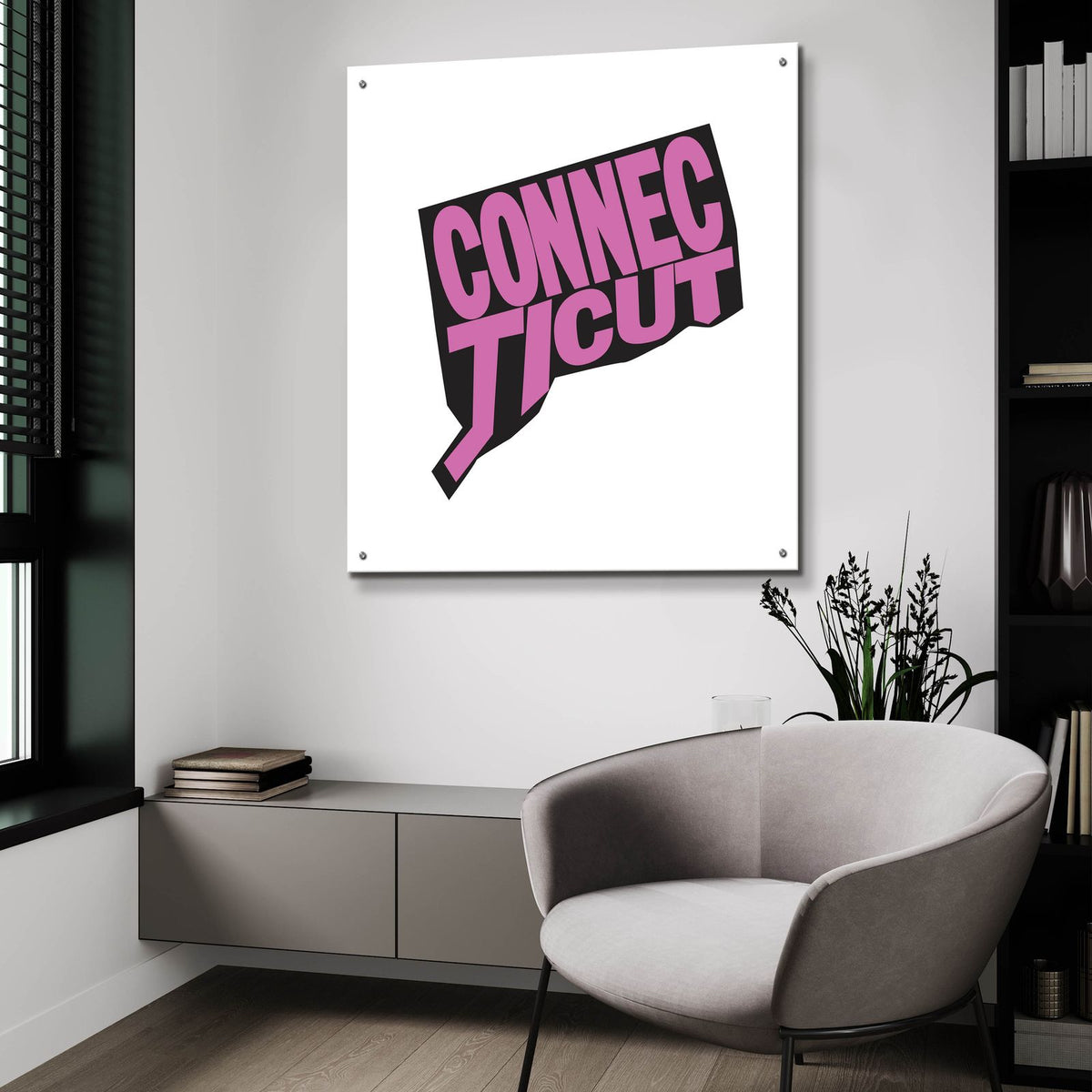 Connecticut 2 by Art Licensing Studio - 36x36 acrylic wall art in a room
