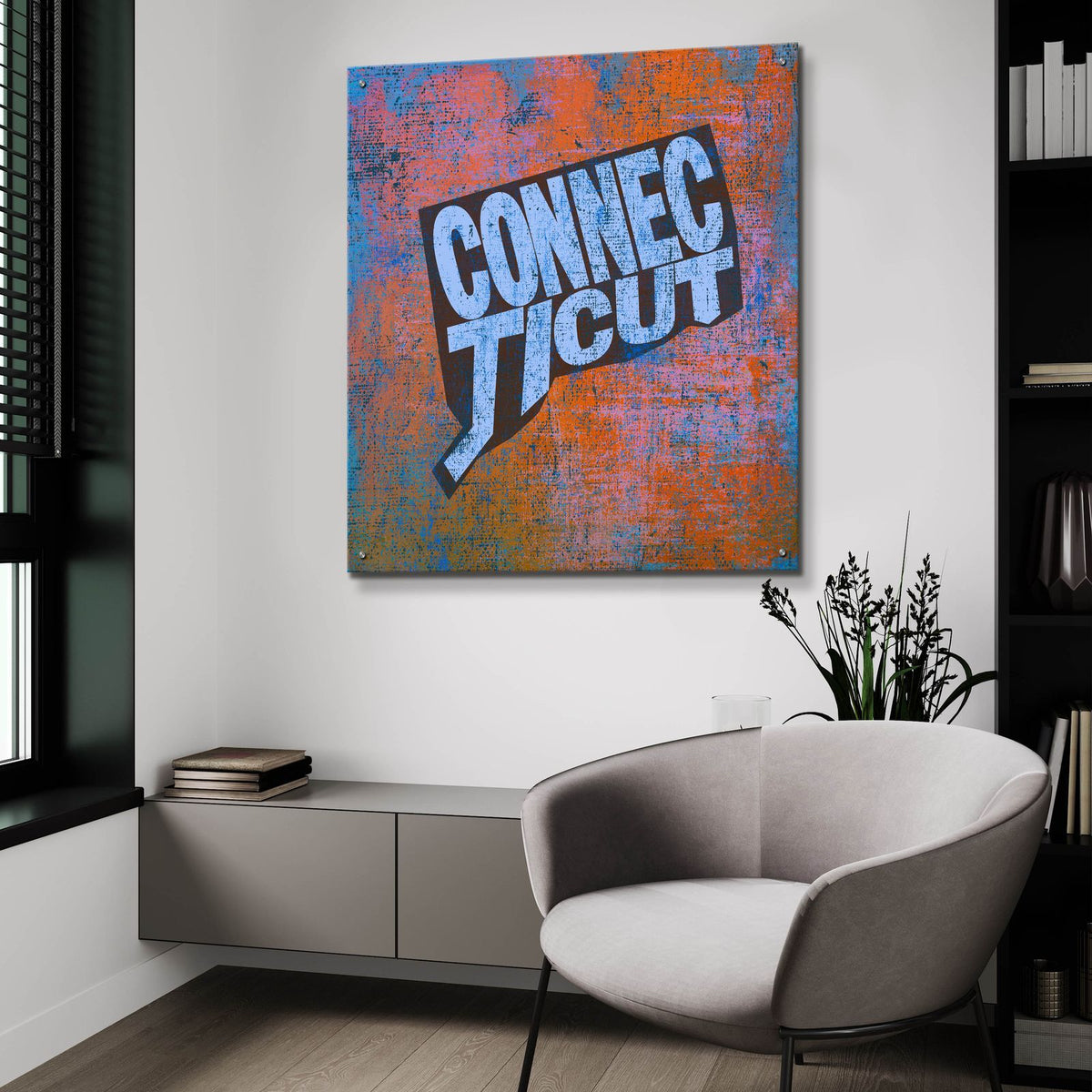 Connecticut by Art Licensing Studio - 36x36 acrylic wall art in a room