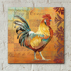 Coq Motifs 1 by Art Licensing Studio - 12x12 acrylic wall art in a room