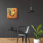 Coq Motifs 1 by Art Licensing Studio - 24x24 acrylic wall art in a room