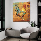 Coq Motifs 1 by Art Licensing Studio - 36x36 acrylic wall art in a room
