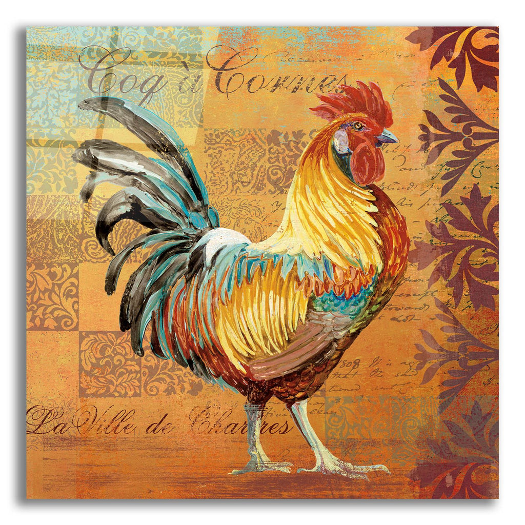 Coq Motifs 1 by Art Licensing Studio acrylic glass wall art