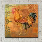 Coq Motifs 2 by Art Licensing Studio - 12x12 acrylic wall art in a room