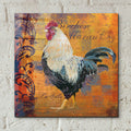 Coq Motifs 3 by Art Licensing Studio - 12x12 acrylic wall art in a room